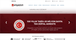 Desktop Screenshot of erkyazilim.com.tr